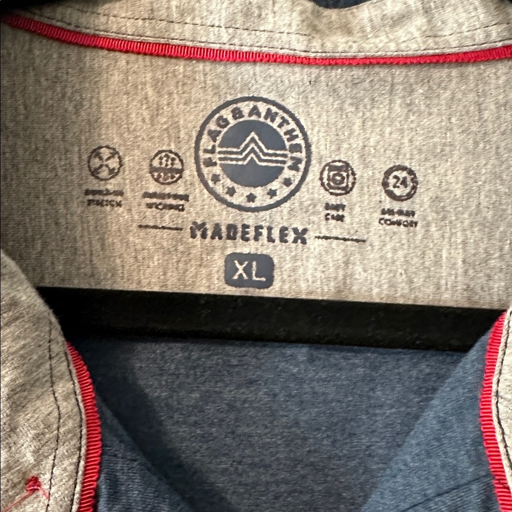 NWOT Men's Flag & Anthem Shirt - Picture 2 of 6